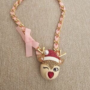 Betsey Johnson Christmas collection necklace
